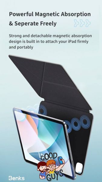 Чохол Benks для iPad Pro 13" (2024) Magnetic Multi-Fold Protective Case Black 2760-0 фото