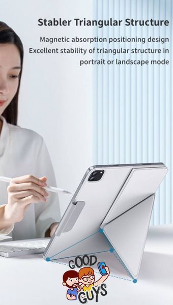 Чохол Benks для iPad Pro 13" (2024) Magnetic Multi-Fold Protective Case White 2760-1 фото