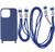 Чохол силіконовий з шнурком Crossbody iPhone 12 Pro Max Blue 1540-5 фото