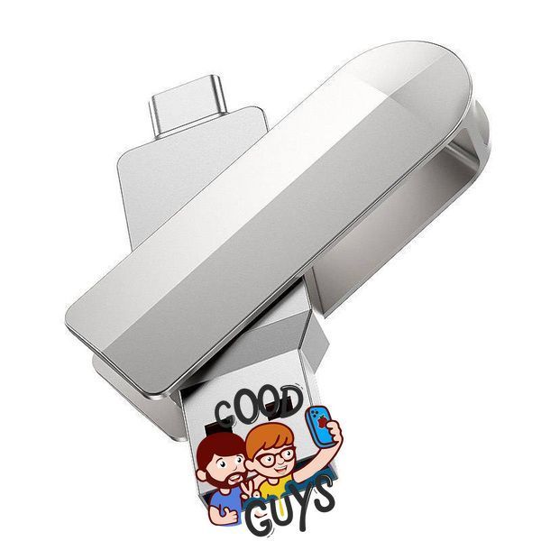 Флеш-накопичувач USB-A/C HOCO UD10 Wise Type-C-USB flash drive 32Gb Silver 2802-1 фото