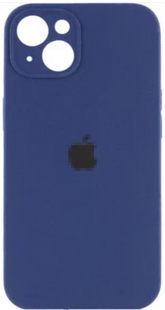 Чохол Silicone case Full + camera iPhone 15 Plus Deep navy 2101-12 фото