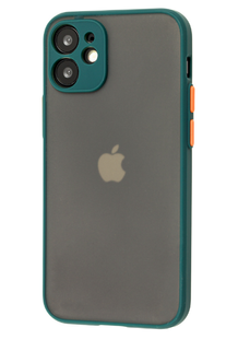 Чохол Avenger FULL Camera для iPhone 11 Forest Green-Orange 1313-3 фото