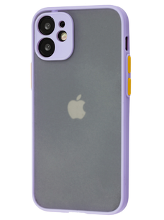 Чохол Avenger FULL camera для iPhone 13 Mini Lavender Gray-Yellow 2084-6 фото