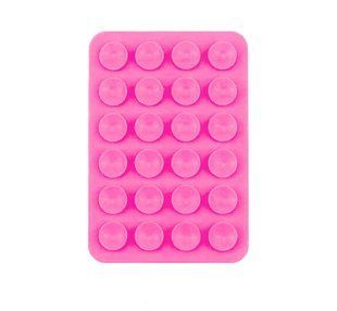 Багаторазовий тримач на присосках односторонній Pink 2917-10 фото