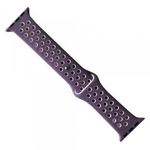 Ремінець Sport Band Nike 42,44,45,46mm(10,11S),49mm(ultra 1-3S)Blueberry-white 284-20 фото