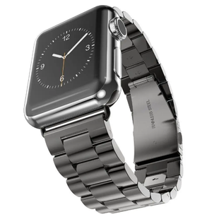 Ремінець Steel Band 3 Beats for Apple Watch 38,40,41,42mm(10,11S)Black 279-6 фото