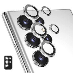 Захисні лінзи для камери Metal Classic для Samsung S23 Ultra Silver 2988-2 фото
