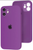 Чохол Silicone case Full + camera iPhone 12 Purple 1063-4 фото