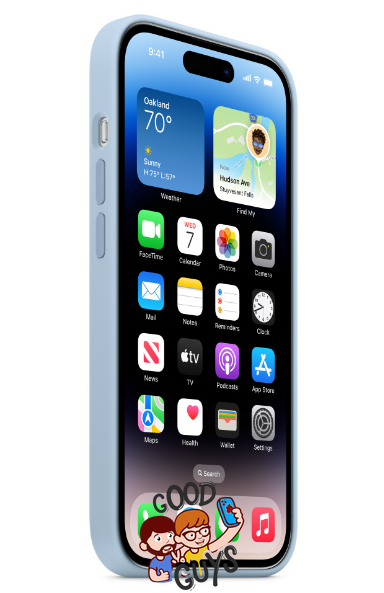 Чохол Silicone Case 1:1 для iPhone 14 Pro Sky 1004-8 фото