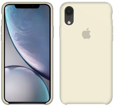 Silicone Case FULL iPhone XR Antique white 116-10 фото
