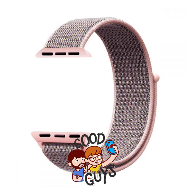 Ремінець Nylon Loop Apple Watch 38,40,41,42mm(10,11S)Pink Sand 281-15 фото