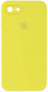 Чохол Silicone Case FULL+camera, SQUARE side iPhone 7, 8, SE 2 Mellow yellow 1055-18 фото