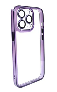 Чохол Acrylic Lens Protection Case для iPhone 14 Violet 1187-4 фото