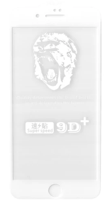 Захисне скло 9D+Gorilla iPhone 6+,6S+ White 440-1 фото