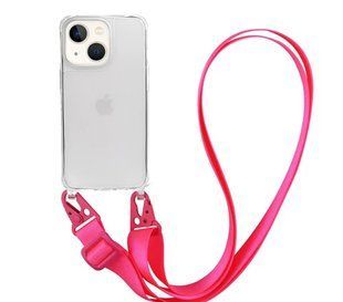 Чохол Armored з ремінцем Crossbody для iPhone 13 Hot Pink 1480-14 фото