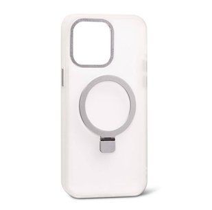 Чохол Crystal Matt з підставкою MagSafe iPhone 16 Transparent 2952-3 фото