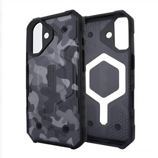 Чохол протиударний UAG Pathfinder з MagSafe для iPhone 17 Black Gray 3873-2 фото