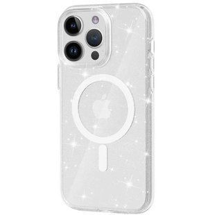 Чохол прозорий блискучий з MagSafe iPhone 16 Pro 2572-1 фото