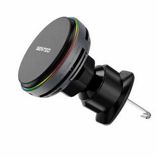 Магнітний автомобільний тримач Senteo M3 Qi2 Magnetic Wireless 15W Space Gray 4510-0 фото