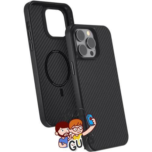 Чохол Comma для iPhone 16 Pro Max Kevlar Magnetic Series Black 2672-3 фото