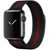 Ремінець Milanese Loop Apple Watch Magnetic 42,44,45,46,49mm Black-Red 278-19 фото