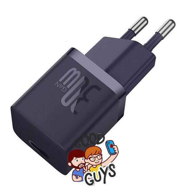 Адаптер BASEUS [USB-C] GaN5 Fast Charger (mini) 30W Deep Purple 2113-111 фото