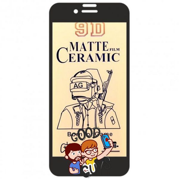 Керамічна плівка matte iPhone 7,8,SE 2 black 423-0 фото