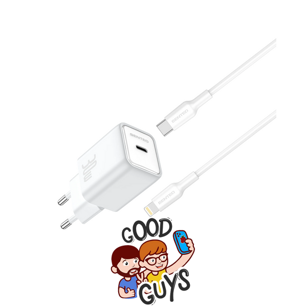 Комплект Senteo Z-16C Set Fast Charger 30W (USB-C + USB-C кабель) White 3175-1 фото
