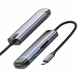 Адаптер Mcdodo [HU-7740] 6in1 USB-C to 2xUSB3.0+HDMI+SD/MicroSD+PD 100W Gray 4335-0 фото 2