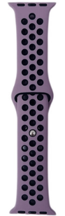 Ремінець Sport Band Nike 38,40,41,42mm(10,11S) Lavender-black 283-22 фото