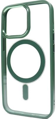 Чохол Crystal Guard with Mag Safe для iPhone 15 Plus Dark green 1629-2 фото
