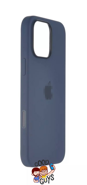 Чохол Silicone Case 1:1 з закритою кнопкою камери для iPhone 16 Pro Max Denim 2753-4 фото