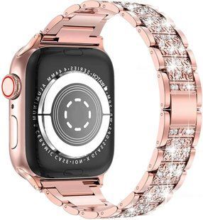 Ремінець SWAROVSKI STEEL BAND for Apple Watch 38,40,41,42mm(10,11S) Pink 1606-7 фото