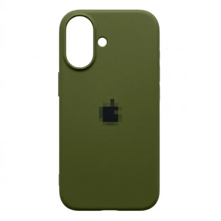 Чохол Silicone case Full iPhone 16 Plus Army green 2481-45 фото