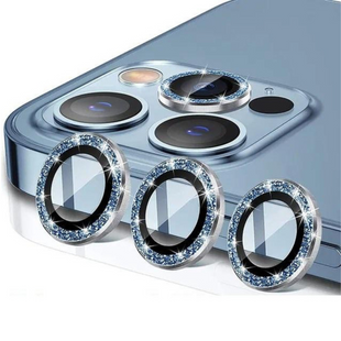 Скло (лінзи) для камери Diamonds Lens для iPhone 17 Pro Max Sierra Blue 3943-0 фото