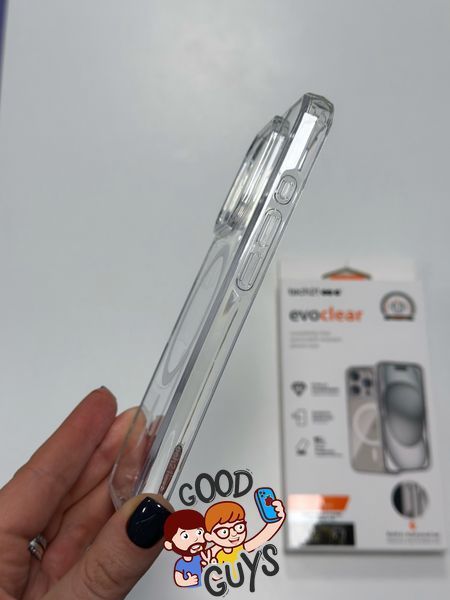 Чохол прозорий Tech21 EvoClear Case з MagSafe iPhone 15 Pro Max Прозорий 2695-3 фото