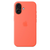 Чохол Silicone Case 1:1 з закритою кнопкою камери для iPhone 16 Tangerine 2750-10 фото