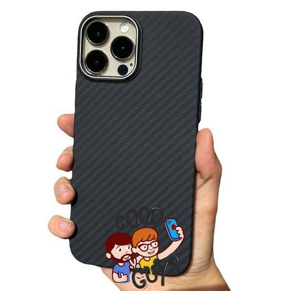Чохол Carbon Pattern MagSafe для iPhone 14 Graphite 3106-2 фото