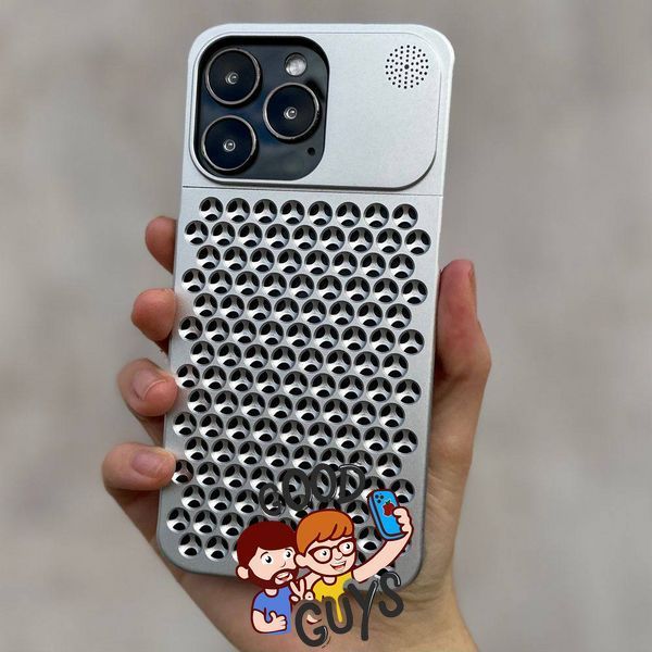 Чохол металевий Aluminium Aroma для iPhone 15 Pro Max Silver 2828-1 фото