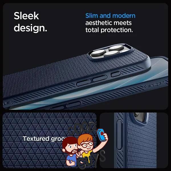 Чохол Spigen Liquid Air with MagSafe для iPhone 16 Pro Black 2591-0 фото