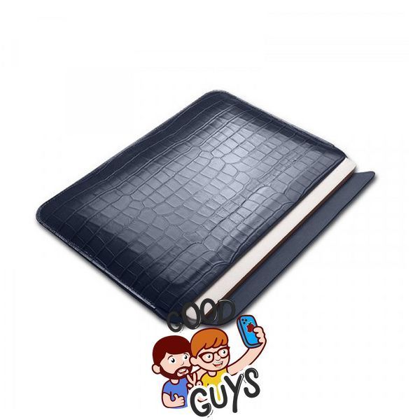 Конверт шкіряний WIWU Skin Croco Geniunie Leather Sleeve Series для MacBook Pro/Air 13" Blue 2221-1 фото