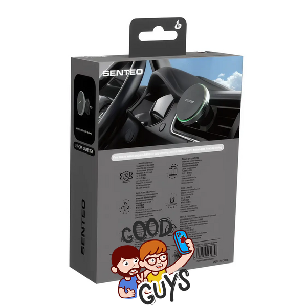 Магнітний автомобільний тримач Senteo M2 Qi2 Magnetic Wireless 15W Silver 4511-0 фото