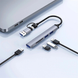 Адаптер WIWU [Wi-HB003] ZOLO 5in1 USB-C/USB3.0 to 2xUSB2.0+USB3.0+SD/MicroSD Gray 4336-0 фото 6