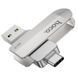 Флеш-накопичувач USB-A/C HOCO UD10 Wise Type-C-USB flash drive 128Gb Silver 2802-3 фото 1