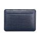 Конверт шкіряний WIWU Skin Croco Geniunie Leather Sleeve Series для MacBook Pro/Air 13" Blue 2221-1 фото 1