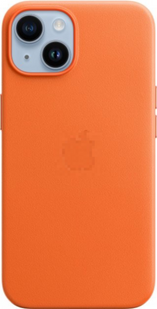 Чохол Leather Case MagSafe iPhone 14 Plus Bright orange 260-0 фото