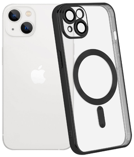 Чохол Shining with MagSafe на iPhone 14 Black 360-0 фото