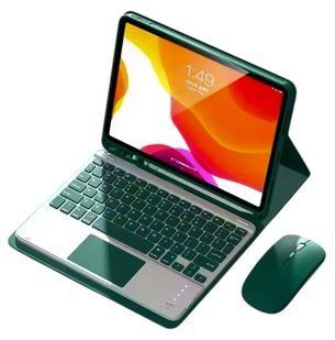 Чохол-клавіатура та мишка для iPad 10 10.9"(2022) / iPad 11 10.9" ( 2025) Forest Green 2324-8 фото