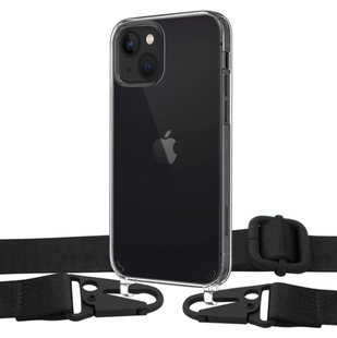 Чохол Armored з ремінцем Crossbody для iPhone 14 Plus Black 1521-1 фото