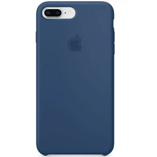 Silicone Case FULL iPhone 7 Plus,8 Plus Cowboy blue 113-37 фото